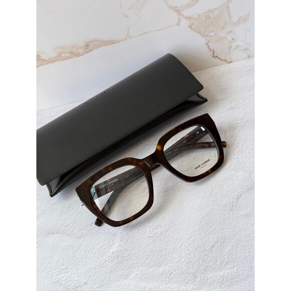 NEW Saint Laurent SL M143 Optical Frames in Havana Brown